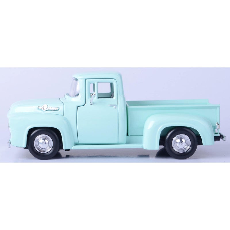 MOTORMAX 1955 Ford F-100 Pickup Truck Light Green 1/24 Diecast Model Car by Motormax 79341 - Image 2
