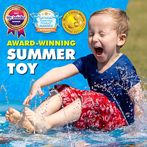 SplashEZ 3-in-1 Splash Pad, Sprinkler for Kids & Baby Pool for Learning – Toddler Sprinkler Pool, 60’’ Outside Water Toys – “from A to Z” Outdoor Play Mat for Babies & Toddlers - Image 2
