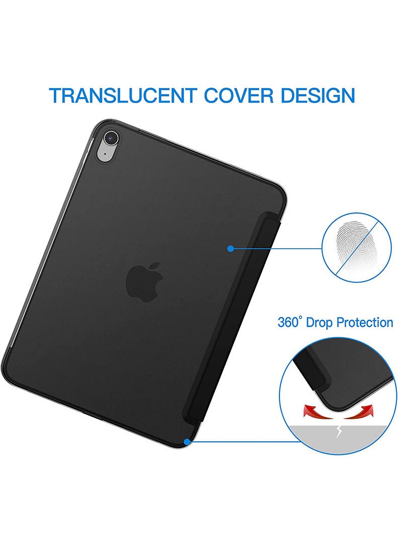 Protective Flip Case For Apple iPad 10th Gen 10.9 2022 With Trifold Stand, Auto Wake/ Sleep Shockproof Cover Dog 1