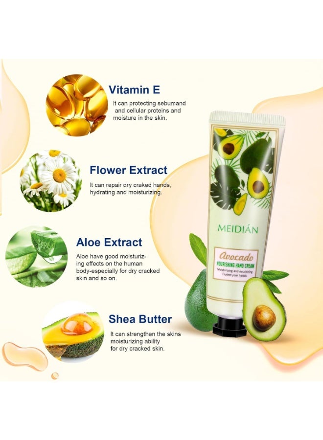 40 Pack Hand Cream Gift Set for Women Mini Hand Care Lotion Travel Size for Dry Cracked Hand Plant Fragrance Hand Care Moisturizing Cream for Christmas Mother's Day Valentine's Day - Image 3