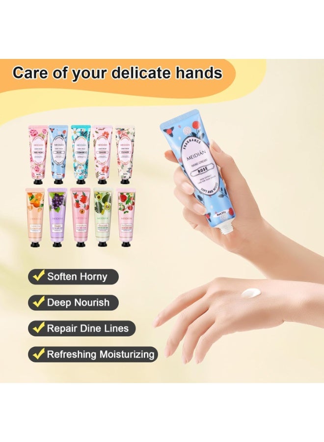40 Pack Hand Cream Gift Set for Women Mini Hand Care Lotion Travel Size for Dry Cracked Hand Plant Fragrance Hand Care Moisturizing Cream for Christmas Mother's Day Valentine's Day - Image 2