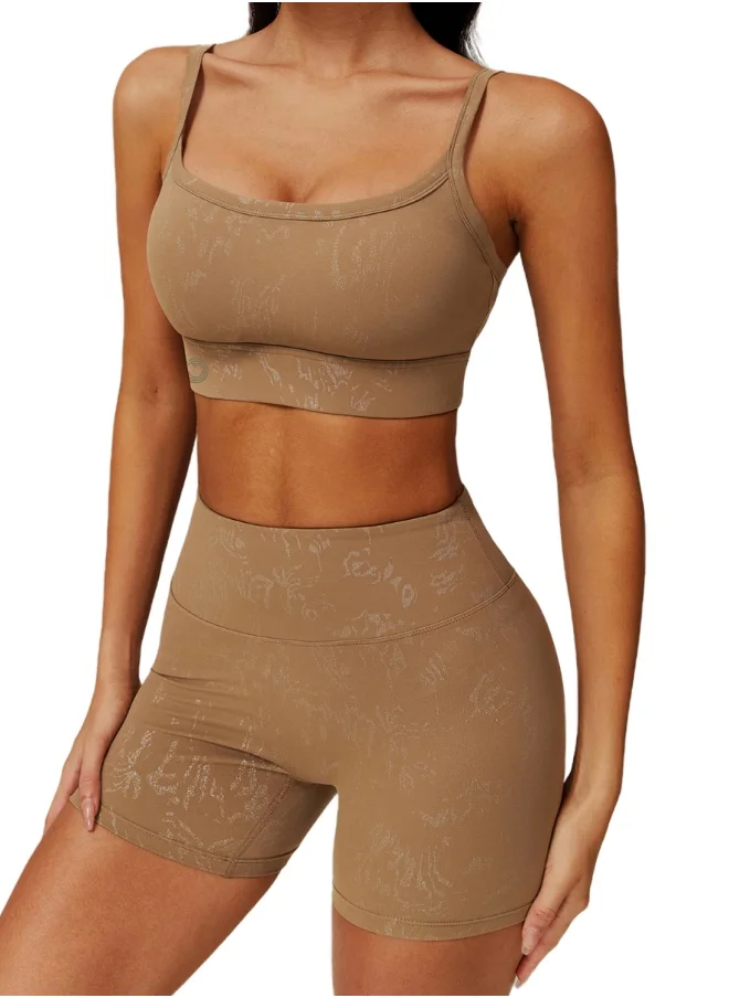KAWN.YOGA Womens Scoop Neck Sports Bra