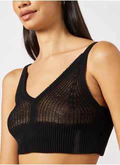 CALVIN KLEIN بلوزة كامي مفتوحة من الأمام  - Image 3