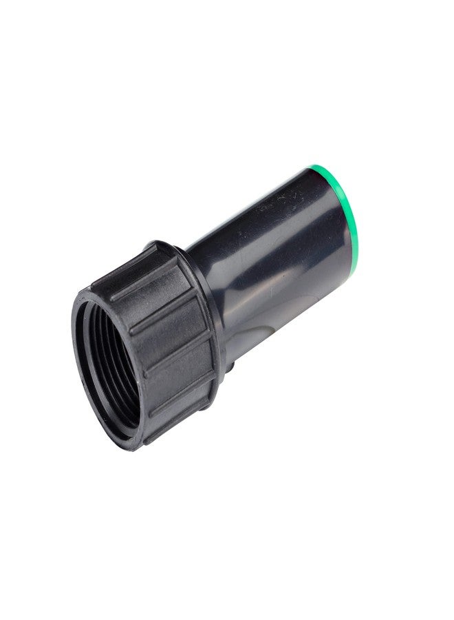 Raindrip 321G00UB Compression Swivel Adaptor with Washer, Connects 1/2 Inch Tubing or Dripline to 3/4 Inch MPT Pipe, Black - Image 1