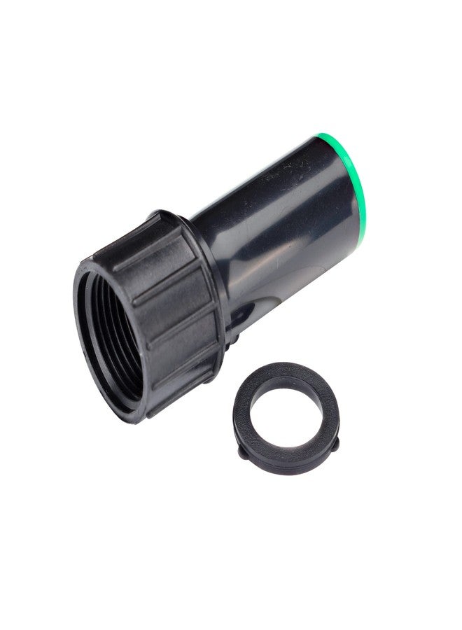 Raindrip 321G00UB Compression Swivel Adaptor with Washer, Connects 1/2 Inch Tubing or Dripline to 3/4 Inch MPT Pipe, Black - Image 2
