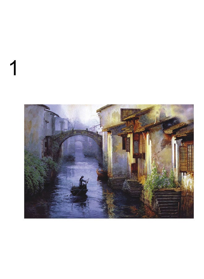 طقم أحاجي صور المناظر الطبيعية مكون من 1000 قطعة - Image 1