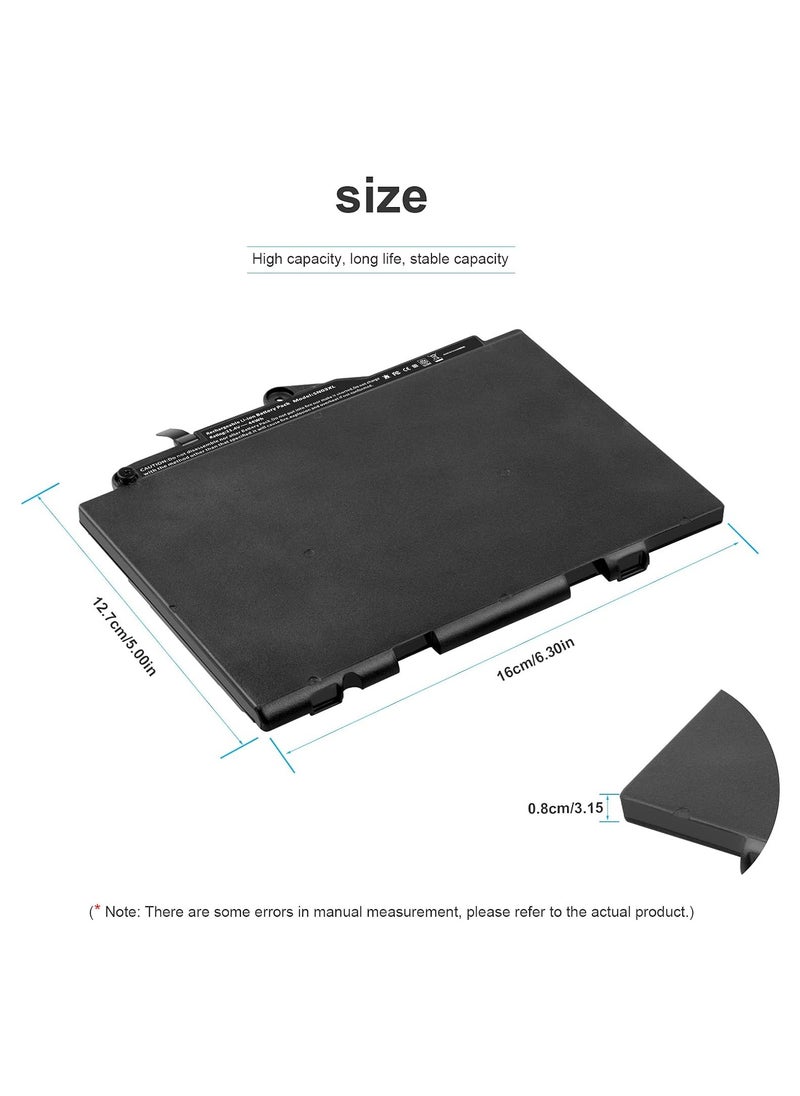 Generic - 11.4V 44Wh SN03XL ST03XL Laptop Battery for HP EliteBook 820 G3 EliteBook 820 G4 EliteBook 725 G3 EliteBook 725 G4 Series HSTNN-l42C HSTNN-UB6T HSTNN-LB7K 800514-001 800232-241 800232-541 800232-271 - Image 1