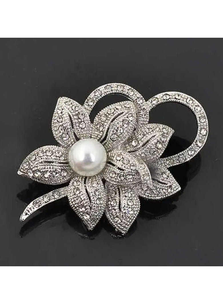 Goolsky Luxury Fashion Elegant Pearl Flower Brooches Pins For Women Girls Gorgeous Clothings Decor Corsage Wedding Banquet Garment Ornament Gifts - Image 5