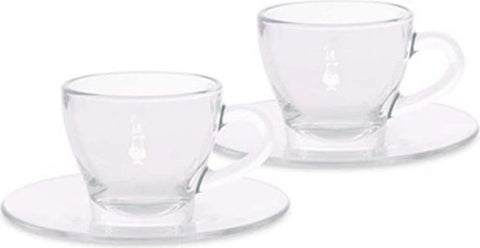 Set 2 Cappuccio Cups Glass