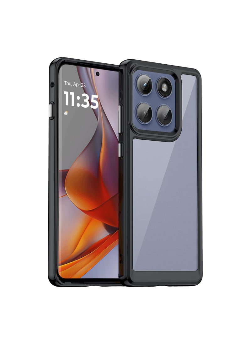 General Compatible with Motorola Moto Edge 60 Fusion Case  Free Drop Protection Thin Flexible Silicone TPU Shock Protection Slim Case  - Image 1