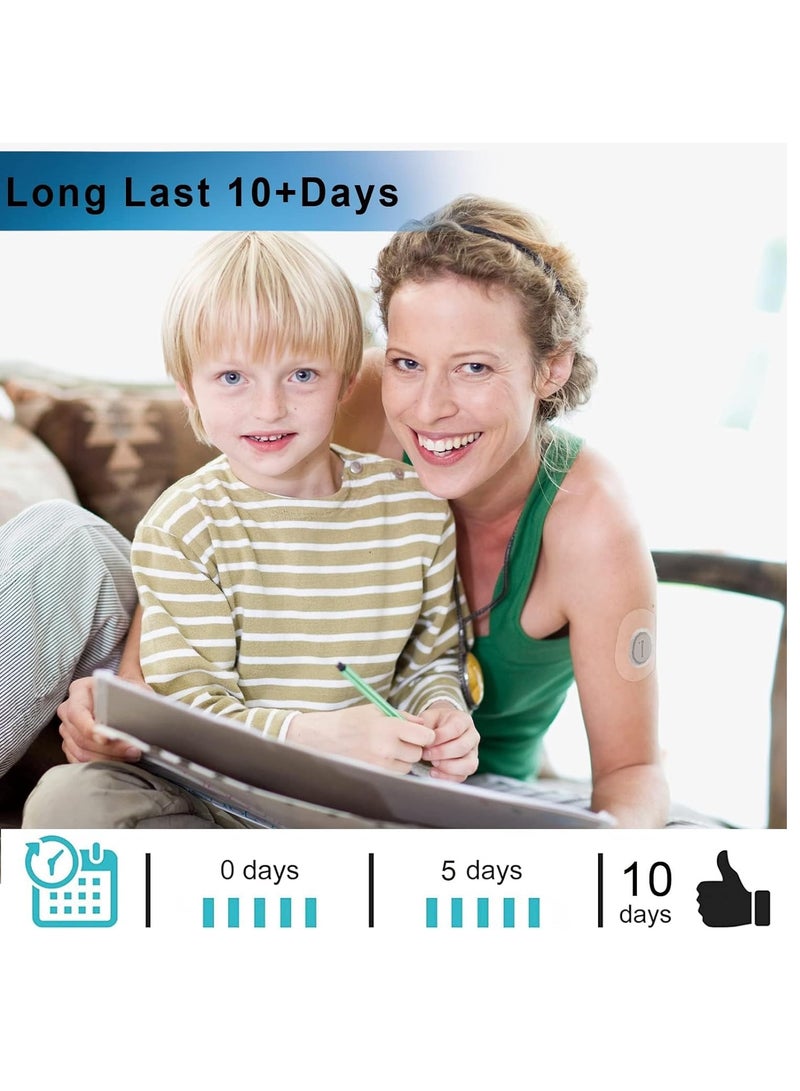 SYOSI G7 Adhesive Patches Waterproof 60Pcs Overpatch for G7 Clear Latex Free Overlay Patch Strong Adhesion Long Lasting 10+ Days Sweatproof Breathable Easy to Use Hypoallergenic &Latex Free - Image 5