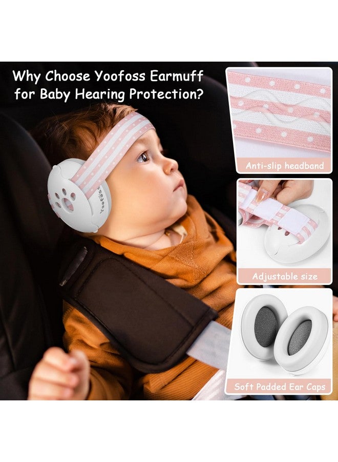 Yoofoss Baby Ear Muffs Noise Protection for Infant and Babies Up to 36 Months - Noise Cancelling Headphones for Ear Protection, Sleep, Travel - Image 2