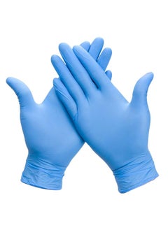 YASHFEEN 100-Piece Medical Powder-Free Nitrile Gloves, Medium  - Image 2