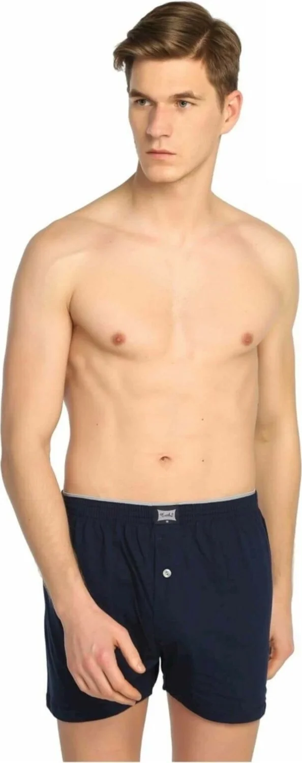 توتكو 4 Pieces Navy Blue Color Towel Waist Boxer