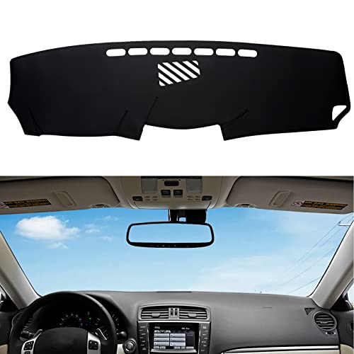 BERKSYDE Dashboard Dash Mat Cover Leather Dashboard Pad Compatible for 2006-2013 Lexus F IS250 IS300 IS350 - Image 1