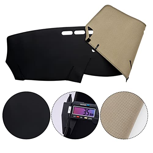 BERKSYDE Dashboard Dash Mat Cover Leather Dashboard Pad Compatible for 2006-2013 Lexus F IS250 IS300 IS350 - Image 5