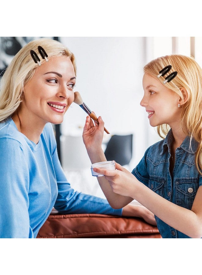 MADHOLLY 8Pcs No Bend Hair Clips - No Crease Hair Clips Styling Duck Bill Clips No Dent Alligator Hair Barrettes, Christmas Small Gifts for Women Girl Salon Hairstyle Hairdressing Bangs Waves Makeup, Black - Image 5