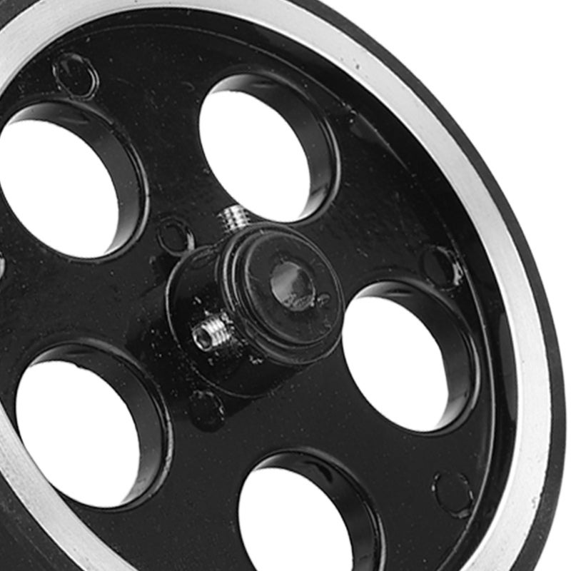 Measurement Wheel: 6mm Hole Diameter Sturdy Structure Low Noise Smooth Rolling Accuracy - Premium Aluminium Alloy Silicone Material Durable Rolling Encoder for Bracket Installation Length Counting of - Image 5