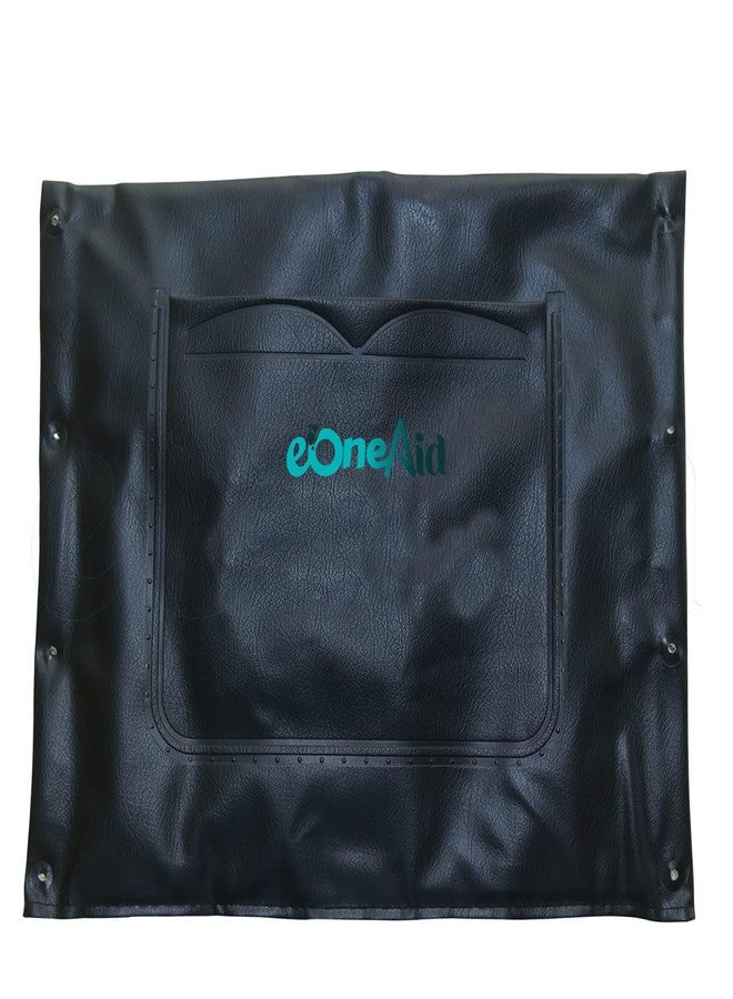 eOnekart Universal Fit Wheelchair Replacement Back Cover of Size 17" Width x 19" Depth | Deluxe Leather Waterproof Easy to Clean & Use | Comfortable, Washable & Durable for Standard Wheelchairs - Image 4