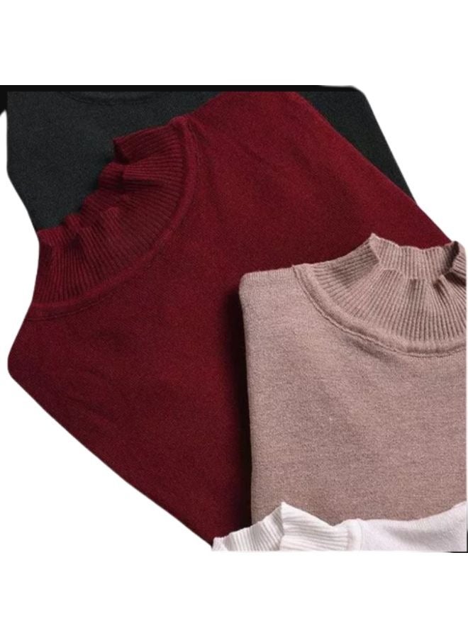 Carina Wool knit T-shirt  - Image 3