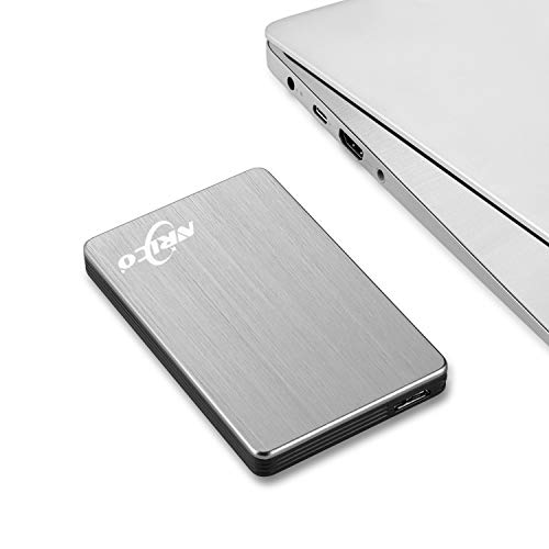 NRICO قرص صلب خارجي محمول NRICO سعة 500 جيجابايت USB 3.0 HDD بحجم 2.5 بوصة متوافق مع الكمبيوتر، ماك، سطح المكتب، PS4 (500 جيجابايت، رمادي) - Image 5