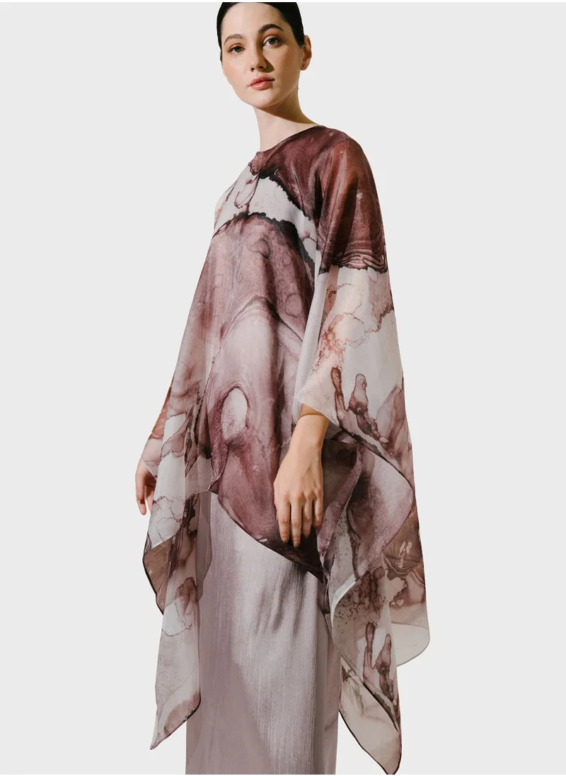 Demure Cape Sleeve Kaftan