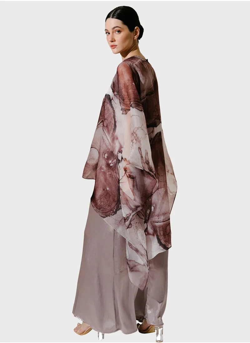 Demure Cape Sleeve Kaftan