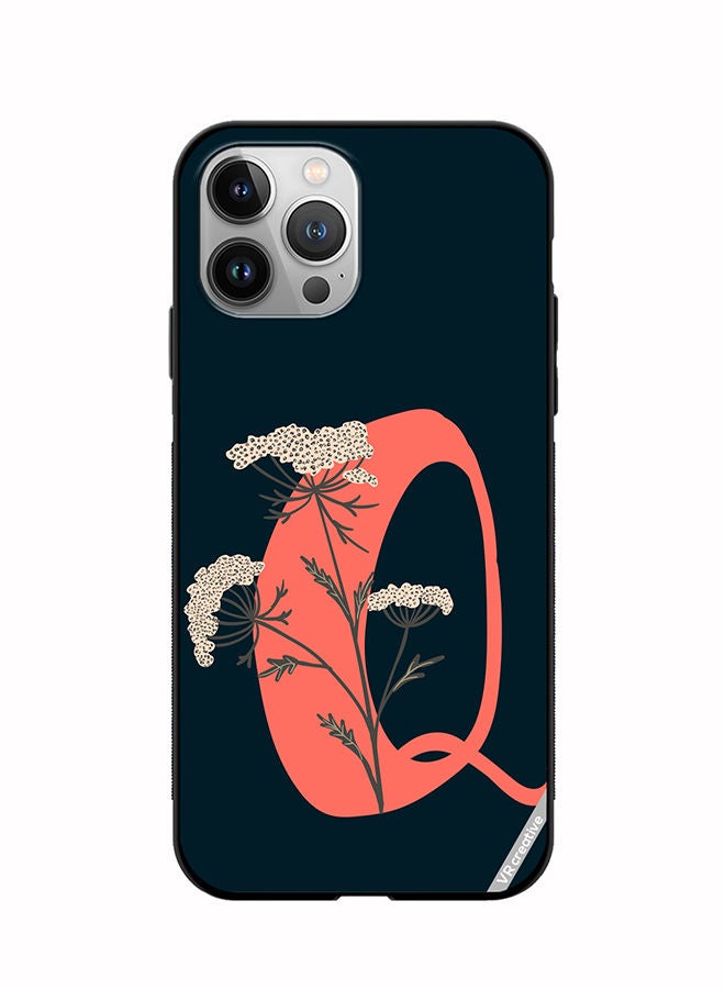 VR CREATIVE Protective Case Cover For Apple iPhone 11 Pro Alphabet Q Design Multicolour - Image 1