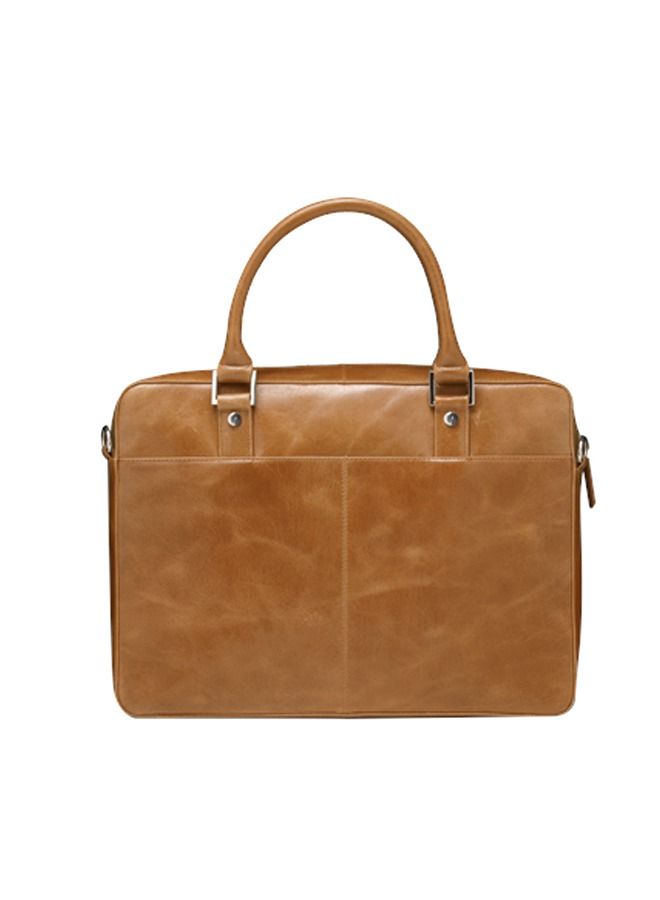 DBRAMANTE1928 New Rosenborg  14 inch Laptop Bag  - Tan (2nd Gen)  - Image 2