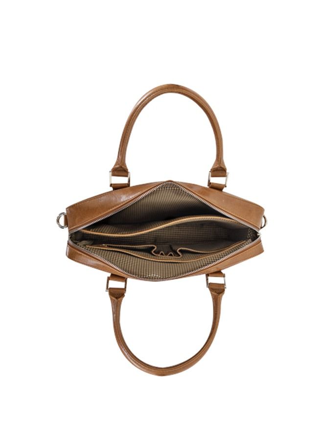 DBRAMANTE1928 New Rosenborg  14 inch Laptop Bag  - Tan (2nd Gen)  - Image 3