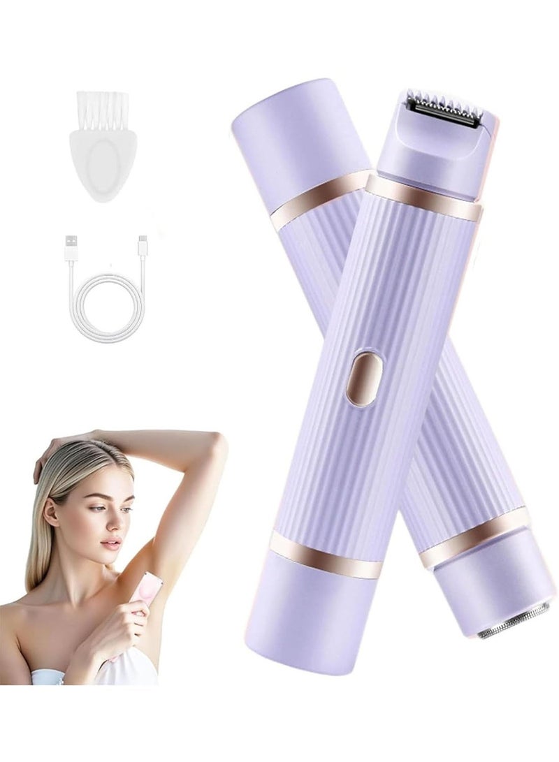 Flawless hair trimmer, body and facial hair removal kit, 2-in-1 facial cleansing and skincare set for women; rechargeable gold shaver for painless hair removal; stainless steel cleaning kit and eyelash extensions; eyebrow trimmer, facial hair removal and skincare set for women, 8-in-1 rechargeable gold shaver for painless hair removal; and a set of - Image 3