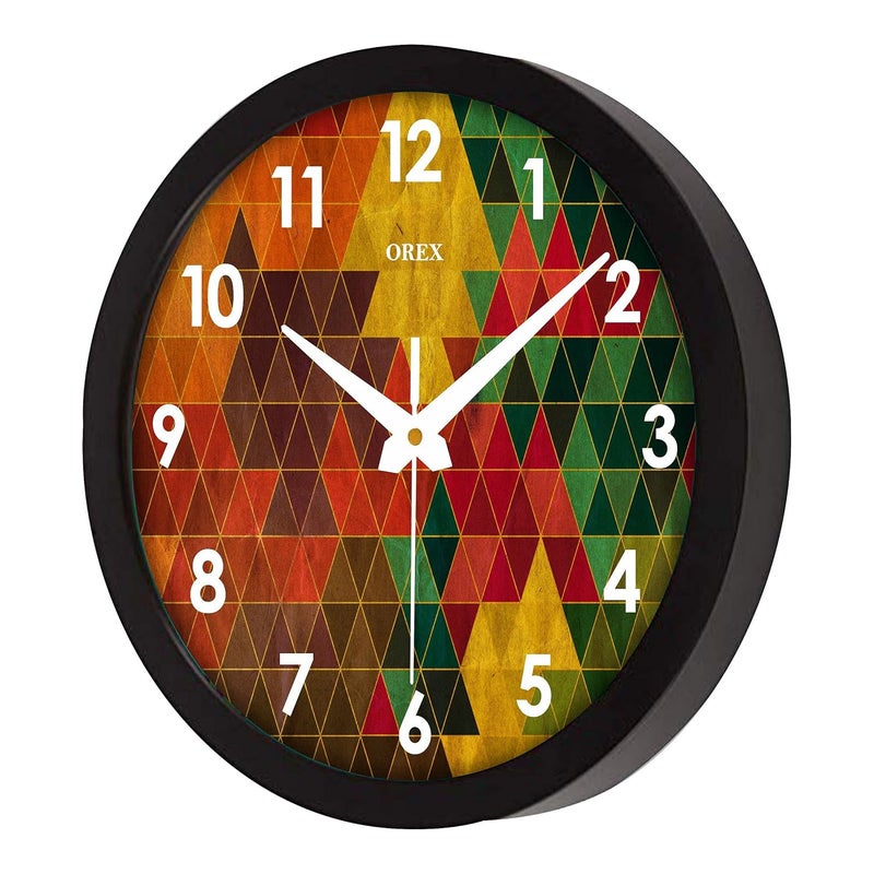 OREX Wall Clocks for Home, Living Room, Bedroom, Kitchen, Office, Kidsroom, Shop(Tringle Design) - Image 2