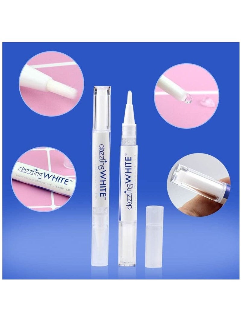 Dazzling White قلم تنظيف الأسنان الأبيض المتألق جهاز تبييض الأسنان ساطع 2 قطعة - Image 3
