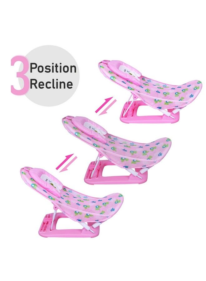 1st Step Baby Bather With 3 Level Recline And Anti Skid Base (Pink) - Image 5
