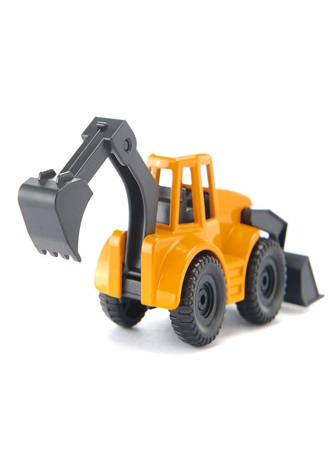 Siku 1103, Backhoe Loader, Metal/Plastic, Yellow/Black, Movable Parts - Image 2