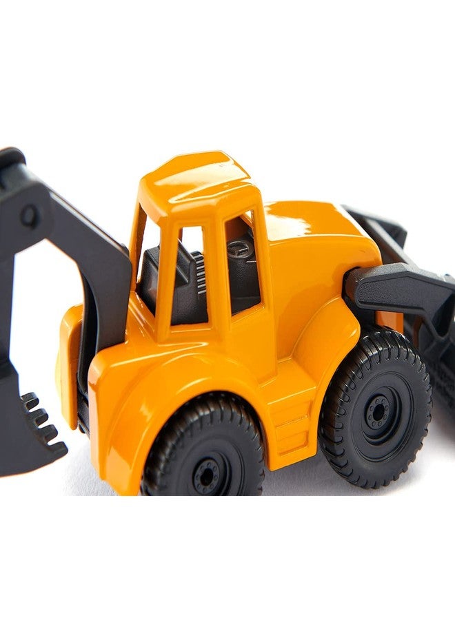 Siku 1103, Backhoe Loader, Metal/Plastic, Yellow/Black, Movable Parts - Image 3