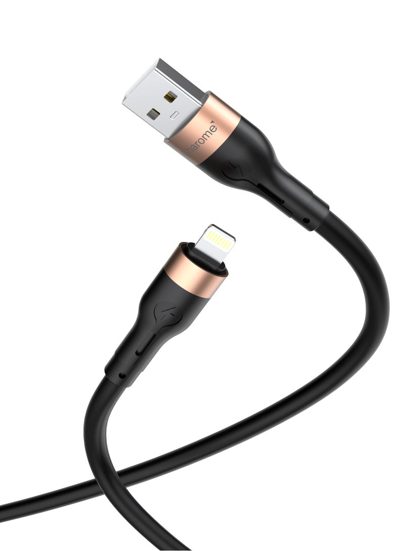 Charome C23-03 USB-A to Lightning Charging Data Cable High Performance Fast Charging, Durable Build, Tangle-Free Design, Universal Compatibility, Enhanced Data Transfer, Flexible Material, Heat Resistant, Extra Long Length - Image 5