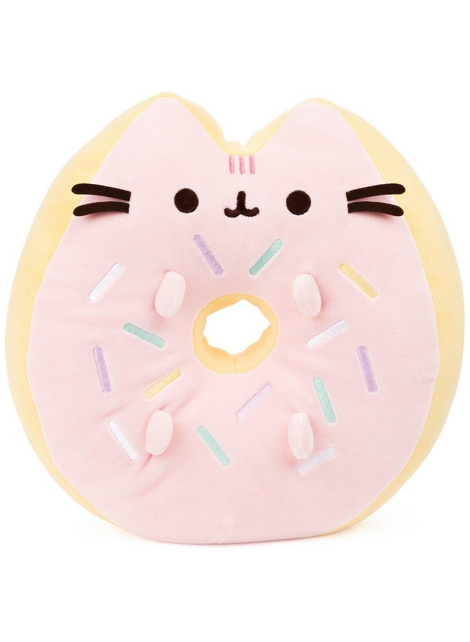 GUND Sprinkle Donut Pusheen Squishy Plush Stuffed Animal Cat, Pink and Mint, 12” - Image 1