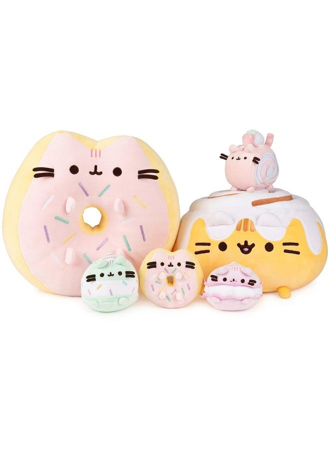 GUND Sprinkle Donut Pusheen Squishy Plush Stuffed Animal Cat, Pink and Mint, 12” - Image 5