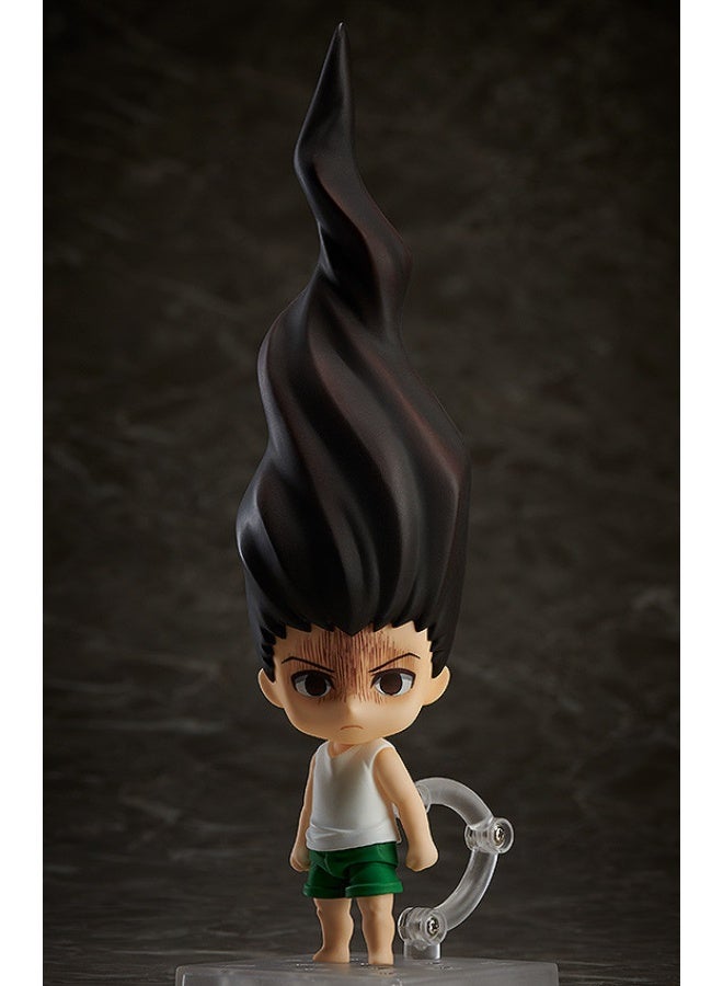 HALAMODO Hunter x Hunter: Q - version 10cm Gon High - quality Figurine with Replaceable Faces and Movable Body Parts for Desktop Arrangement - Image 4