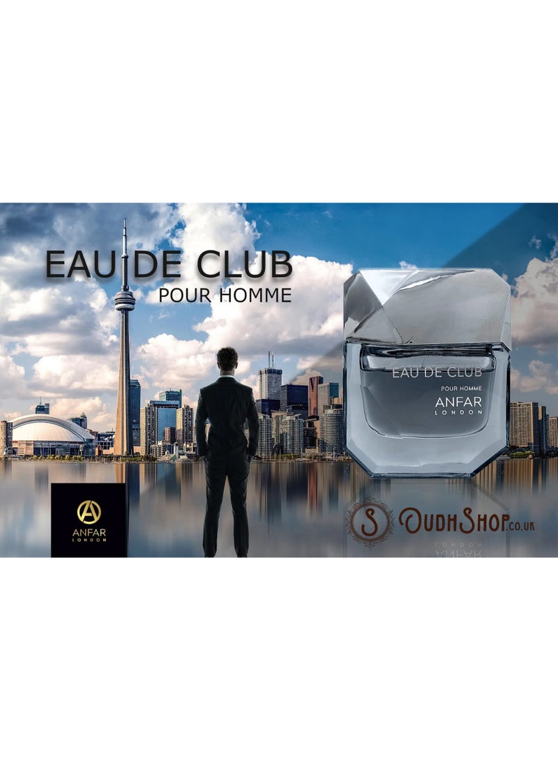 Anfar Eau De Club Pour Homme - 100ml | Eau De Parfum for Men - Image 3