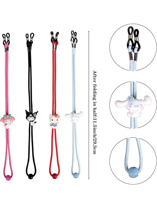 6Pcs Adjustable Stretchy Eyeglass Straps for Eye Glasses Anti-slip Retainer Cord for Boys Girls Adult - Image 4