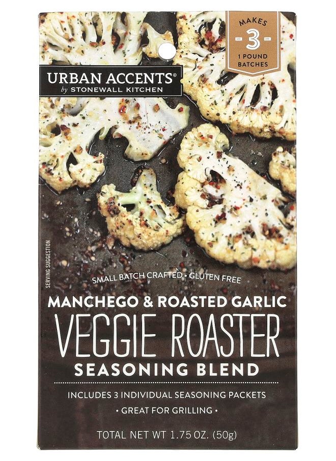 URBAN ACCENTS - Veggie Roaster Seasoning Blend Manchego & Roasted Garlic 1.75 oz (50 g) - Image 1