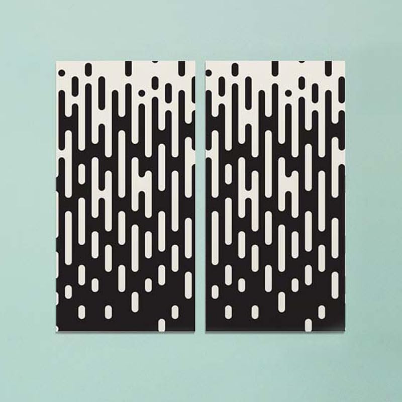 BPA Black and White Canvas Wall Art - 2 Pieces - Image 3