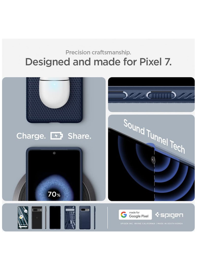 Spigen Liquid Air [Made for Google] Pixel 7 Case - Navy Blue