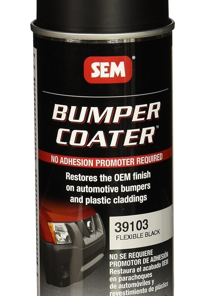 SEM 39103 Black Original Flexible Bumper Coater Aerosol - 12 oz. - Image 1