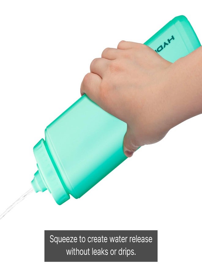 Hydra Cup Sport [4 Pack] 32 oz Squeeze Water Bottles, Fast Flow Sports Water Bottle, Bike & Cycling Water Bottle, Travel To Go, BPA Free (Bright Colors) - Image 5