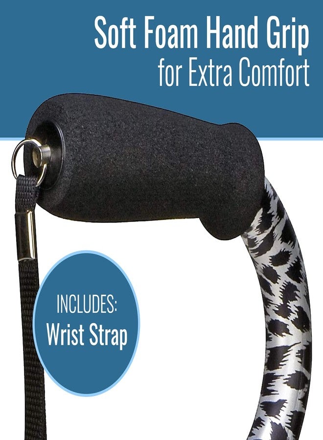 DMI Briggs Offset Foam Grip, Offset Cane, Spotted - Image 2