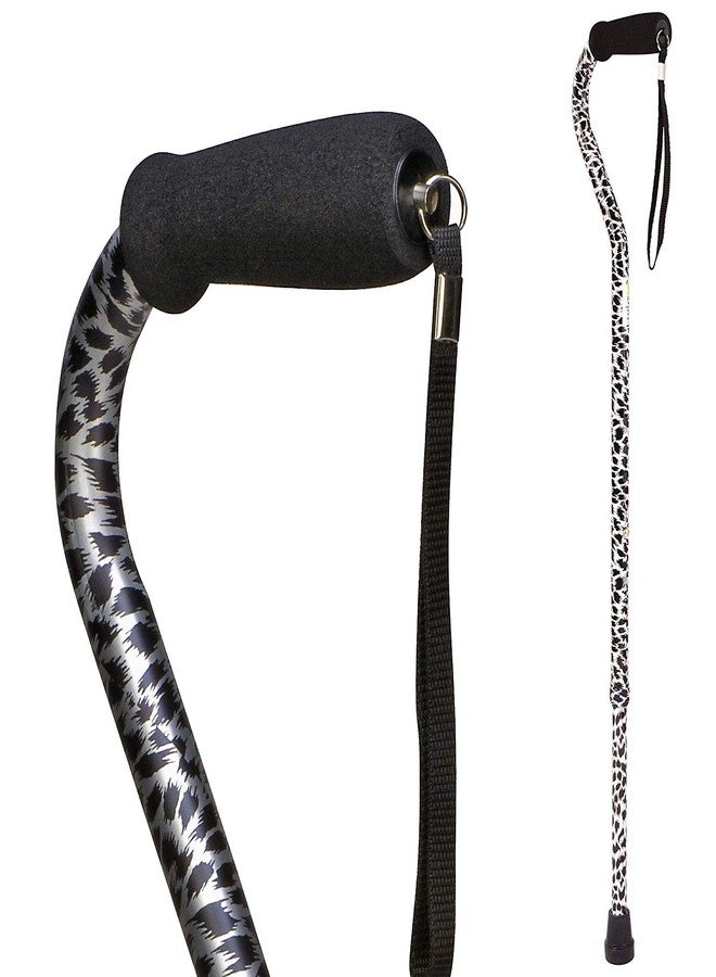DMI Briggs Offset Foam Grip, Offset Cane, Spotted - Image 1