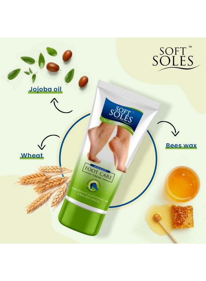 LEEFORD Softsoles Foot Cream For Cracked Heel & Rough(30 Gm-Pack Of 4)-Feet Cream For Dry And Cracked Heel Repair With Benefits Of Jojoba Oil,Bees Wax,Wheat - Image 4